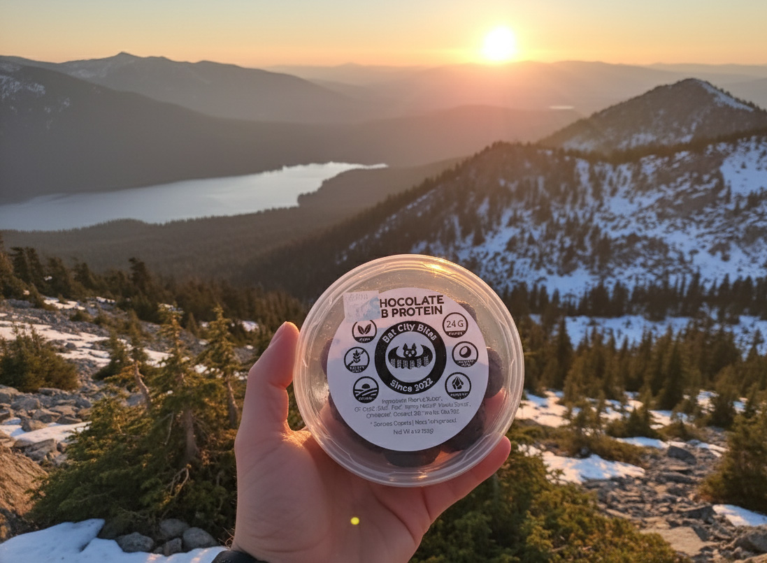 Bat City Bites website on a laptop