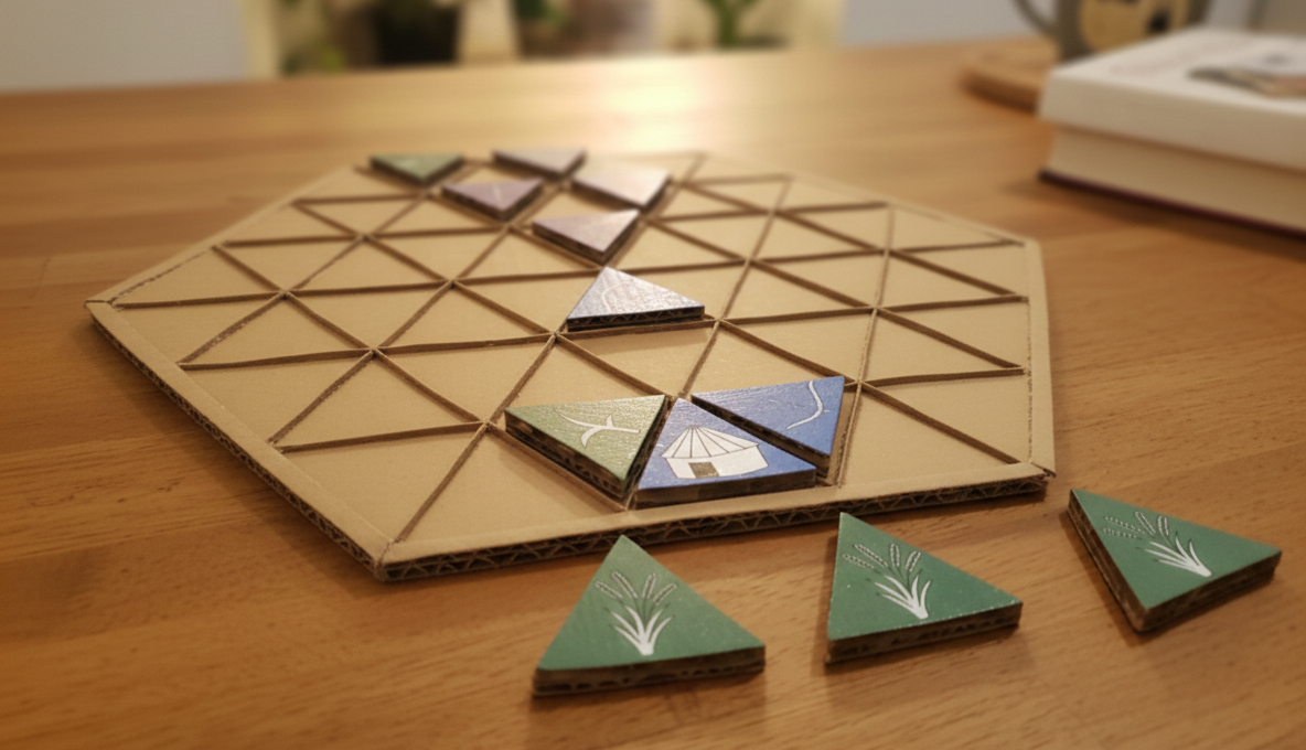 Physical game board prototype